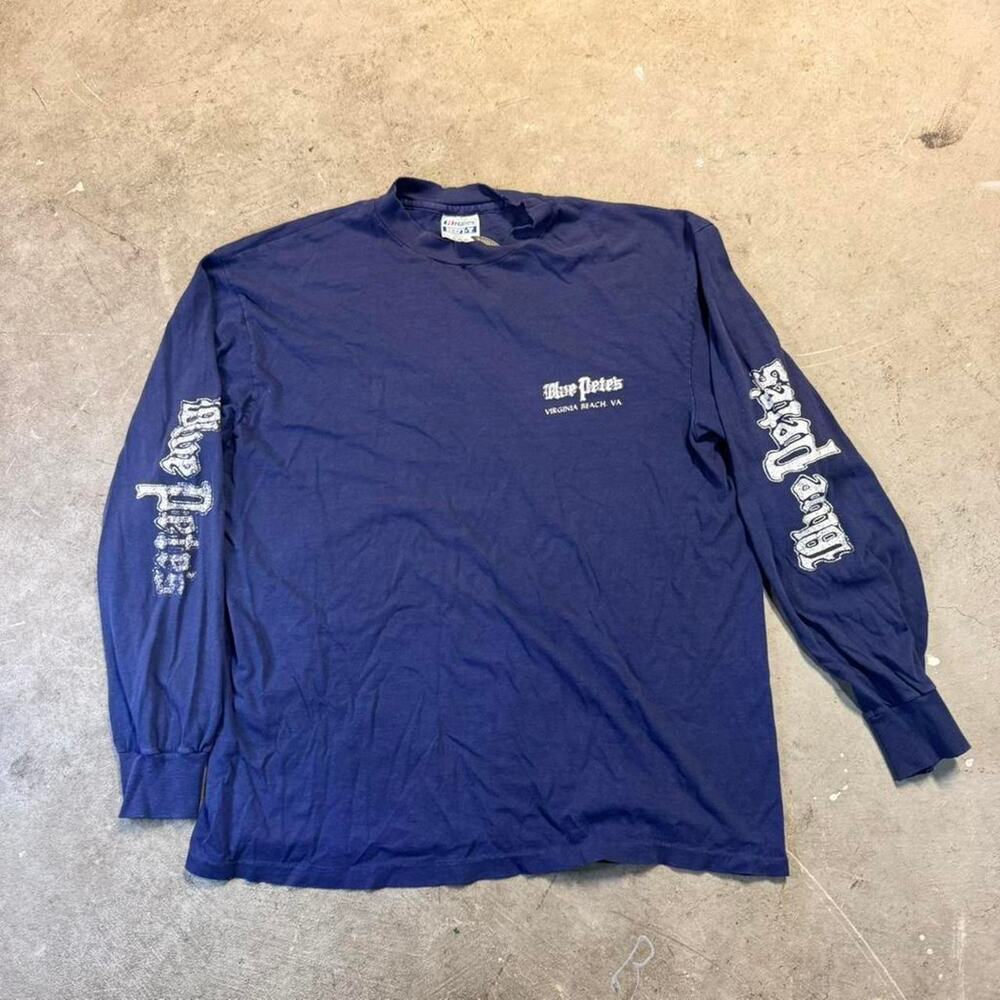 Vintage navy long sleeve shirt
